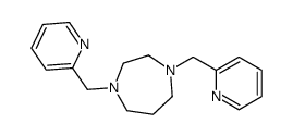 1,4-bis(pyridin-2-ylmethyl)-1,4-diazepane结构式