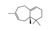 (S)-2,3,5,6,9,9a-Hexahydro-1,1,7,9a-tetramethyl-1H-benzocycloheptene结构式