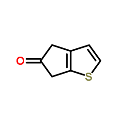 4,6-Dihydro-5H-cyclopenta[b]thiophen-5-one Structure