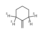 1-methylene-2,2,6,6-tetradeuteriocyclohexane Structure