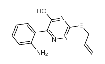 6-(2-aminophenyl)-3-prop-2-enylsulfanyl-2H-1,2,4-triazin-5-one图片