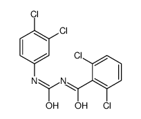 2,6-Dichloro-N-[[(3,4-dichlorophenyl)amino]carbonyl]benzamide Structure