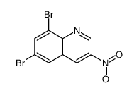 3-Nitro-6,8-dibromoquinoline Structure