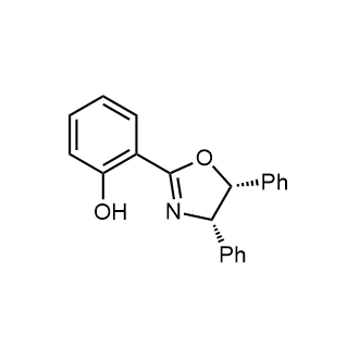 2-[(4S,5R)-4,5-二氢-4,5-二苯基-2-唑基]苯酚结构式