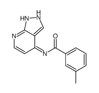 Benzamide, 3-methyl-N-1H-pyrazolo[3,4-b]pyridin-4-yl- (9CI)结构式