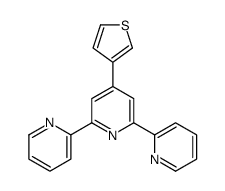 2,6-dipyridin-2-yl-4-thiophen-3-ylpyridine Structure