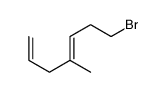 7-bromo-4-methylhepta-1,4-diene Structure