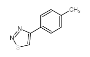 4-(4-甲苯基)-1,2,3-噻重氮结构式