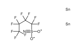 1,1,2,2,3,3,4,4,4-nonafluoro-N,N-bis(trimethylstannyl)butane-1-sulfonamide Structure