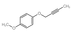 1-but-2-ynoxy-4-methoxy-benzene结构式