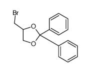 4-(bromomethyl)-2,2-diphenyl-1,3-dioxolane结构式