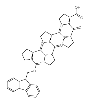 Fmoc-Pro-Pro-Pro-Pro-Pro-OH结构式