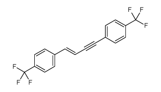 1-(trifluoromethyl)-4-[4-[4-(trifluoromethyl)phenyl]but-1-en-3-ynyl]benzene Structure