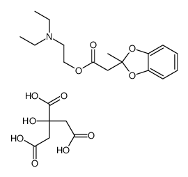 2-Diethylaminoethyl=2-methyl-1,3-benzodioxole-2-acetate structure