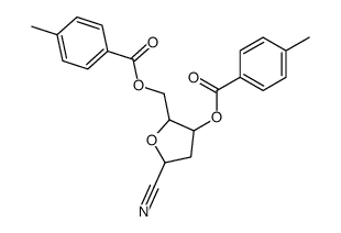 [5-cyano-3-(4-methylbenzoyl)oxyoxolan-2-yl]methyl 4-methylbenzoate结构式