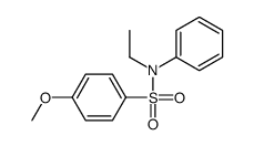 N-Ethyl-4-methoxy-N-phenylbenzenesulfonamide structure