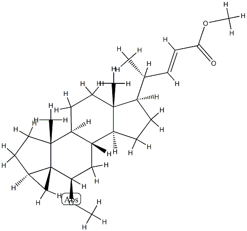 (22E)-6β-Methoxy-3α,5-cyclo-5α-chol-22-en-24-oic acid methyl ester picture