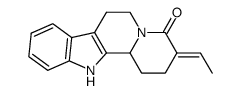 (E)-3-ethylidene-2,3,6,7,12,12b-hexahydroindolo<2,3-a>quinolizin-4(1H)-one结构式