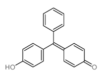 2,5-Cyclohexadien-1-one,4-[(4-hydroxyphenyl)phenylmethylene]-结构式