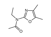 N-(4,5-dimethyl-1,3-oxazol-2-yl)-N-ethylacetamide Structure