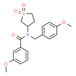 N-(1,1-dioxidotetrahydro-3-thienyl)-3-methoxy-N-(4-methoxybenzyl)benzamide picture