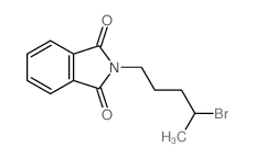 1H-Isoindole-1,3(2H)-dione,2-(4-bromopentyl)- Structure