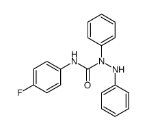 1-anilino-3-(4-fluorophenyl)-1-phenylurea Structure