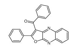 phenyl-(2-phenylfuro[3,2-b]quinoxalin-3-yl)methanone Structure