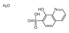 8-hydroxyquinoline-7-sulfonic acid,hydrate结构式