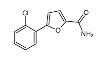 5-(2-chlorophenyl)furan-2-carboxamide结构式