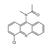 N-(4-chloroacridin-9-yl)-N-methylacetamide Structure