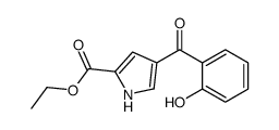 ethyl 4-(2-hydroxybenzoyl)-1H-pyrrole-2-carboxylate结构式