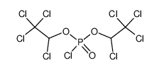 phosphorochloridic acid bis-(1,2,2,2-tetrachloro-ethyl) ester Structure