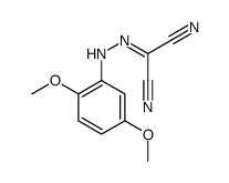 2-[(2,5-dimethoxyphenyl)hydrazinylidene]propanedinitrile Structure