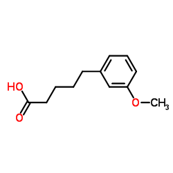 5-(3-甲氧基苯基)戊酸结构式