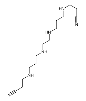 4,8,11,15-tetraazaoctadecanedinitrile Structure