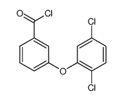 3-(2,5-dichlorophenoxy)benzoyl chloride结构式