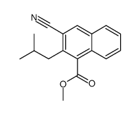 methyl 3-cyano-2-isobutyl-1-naphthoate Structure