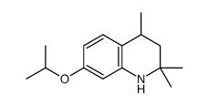 2,2,4-trimethyl-7-propan-2-yloxy-3,4-dihydro-1H-quinoline结构式