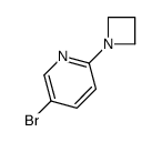 2-(1-Azetidinyl)-5-bromopyridine Structure