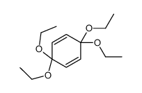 3,3,6,6-tetraethoxycyclohexa-1,4-diene Structure