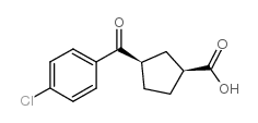 cis-3-(4-chlorobenzoyl)cyclopentane-1-carboxylic acid图片