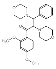 1-(2,4-dimethoxyphenyl)-2,3-dimorpholin-4-yl-3-phenyl-propan-1-one picture