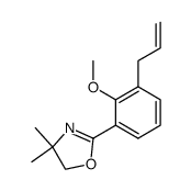 2-(3-allyl-2-methoxyphenyl)-4,4-dimethyl-4,5-dihydrooxazole结构式