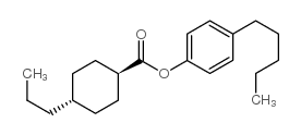 反-4-正丙基环己基甲酸-4-正戊基苯酯结构式