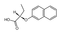 (S)-2-(naphthalen-2-yloxy)butyric acid结构式