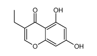 3-ethyl-5,7-dihydroxychromen-4-one结构式