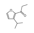 1-(3-i-propyl-2-furyl)propan-1-one Structure