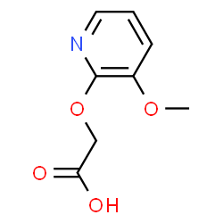 Acetic acid, [(3-methoxy-2-pyridinyl)oxy]- (9CI) structure