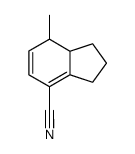 7-methyl-2,3,7,7a-tetrahydro-1H-indene-4-carbonitrile Structure